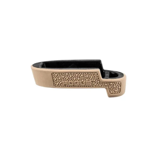 Hogue OverMolded Grip Extension Base Pad for S&W M&P 40 Shield, FDE side view