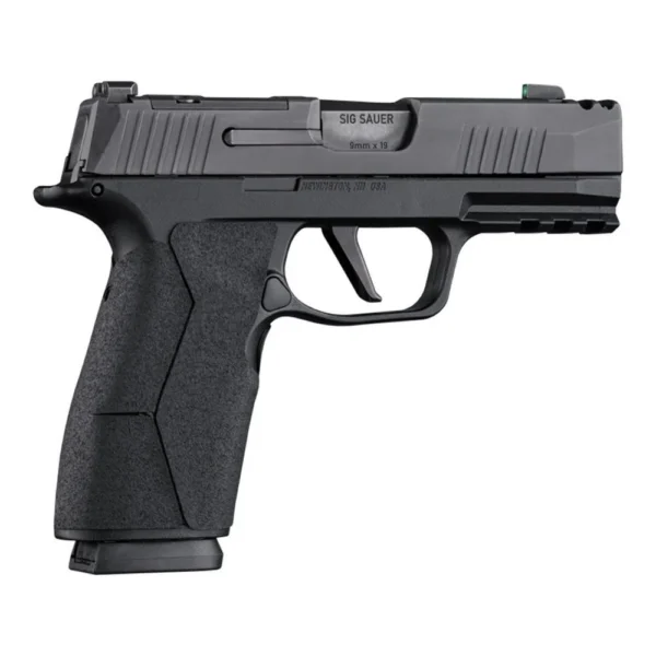 Hogue Wrapter Sig Sauer P365-XMacro adhesive grip, black grain texture shown in side view