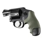 Hogue Inc. Hogue Overmolded Rubber Tamer Grip S&W Round Butt J-Frame Centennial Revolvers & Polymer M&P Bodyguard 38 OD Green