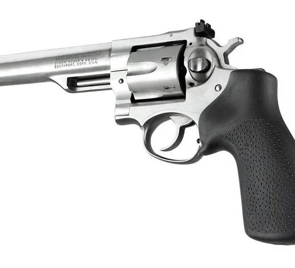 Hogue Ruger GP100/Super Redhawk No Finger Groove Rubber Grip