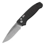 Hogue Knife Hogue Ballista I Automated Folder Knife 3 1/2" Drop Point Blade Black