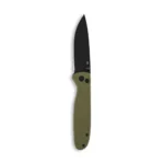 Outdoor Edge Dirk Folding Knife 3-1/4" Drop Point Blade Green