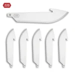 Outdoor Edge 2.2" Drop-Point Blade Pack Stainless 6/ct