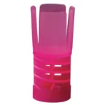 J-Ron Inc. Claybuster Shotshell Wads bright pink wad in front view with slotted center