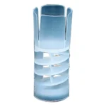 J-Ron Inc. Claybuster Shotshell Wads, stacked translucent blue plastic wads