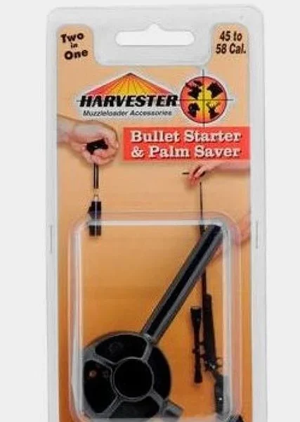 J-Ron Inc. Harvester Bullet Starter & Palm Saver Plus, front view in clear retail packaging