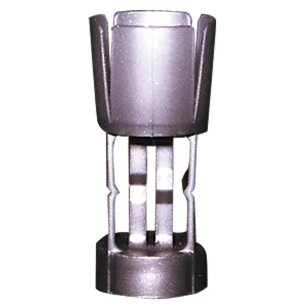 J-Ron Inc. Claybuster Shotshell Wads, close-up front view of a gray plastic wad