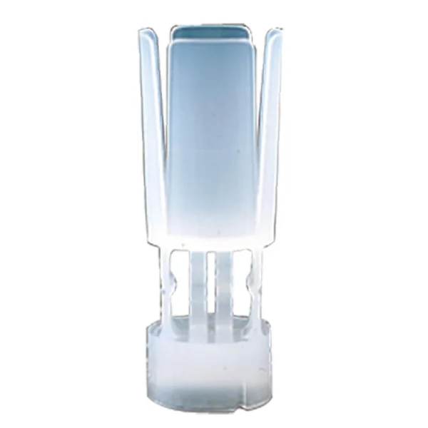 J-Ron Inc. Claybuster Shotshell Wads, front view of a translucent white wad