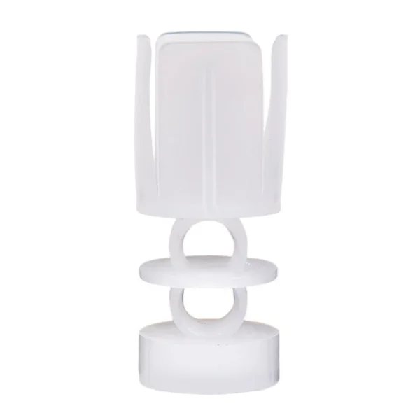 J-Ron Inc. Claybuster Shotshell Wads, white plastic wad in upright side view