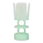 J-Ron Inc. Claybuster Shotshell Wads, pale green wad in upright front view