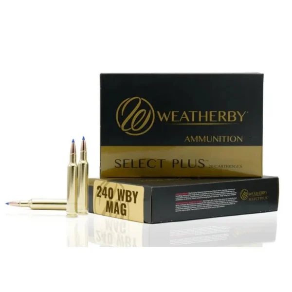 Weatherby Ammunition Weatherby Select Plus Barnes TTSX Rifle Ammunition 240 Wby Mag 80gr PT 3440 fps 20/ct