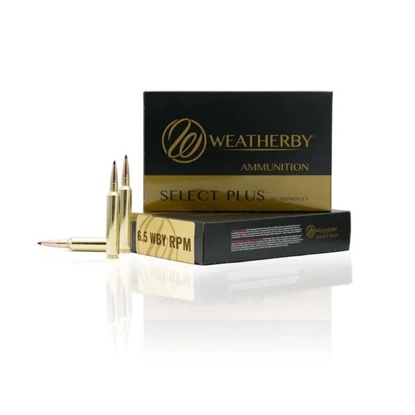 Weatherby Ammunition Weatherby Select Plus Barnes LRX Rifle Ammunition 6.5 Wby RPM 127gr 3225 fps 20/ct