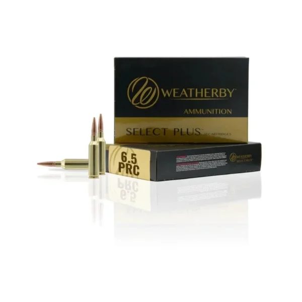 Weatherby Ammunition Weatherby Select Plus Rifle Ammunition 6.5 PRC 130gr Scirocco 3025 fps 20/ct