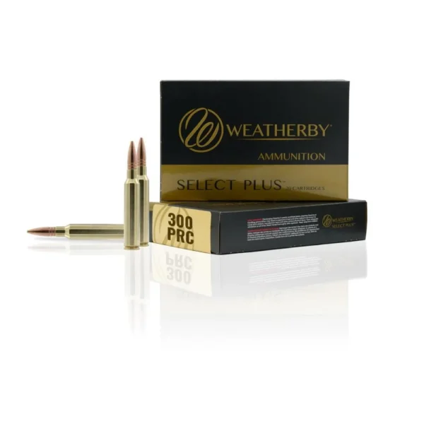 Weatherby Ammunition Weatherby Select Plus Rifle Ammo .300 PRC 180 gr. BTHP 2950 fps 20/ct