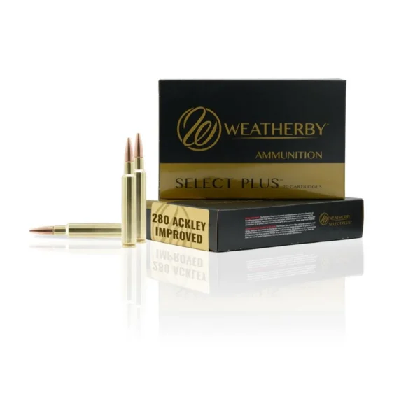 Weatherby Ammunition Weatherby Rifle Ammo .280 Ackley Improved 139 gr BTHP 3050 fps 20/ct