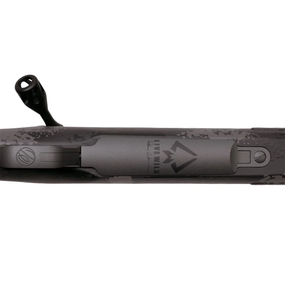 primary-40696 Weatherby Mark V Live Wild Rifle 280 Ackley Improved 4rd Magazine 24" 1/2x28 Threaded Barrel Black