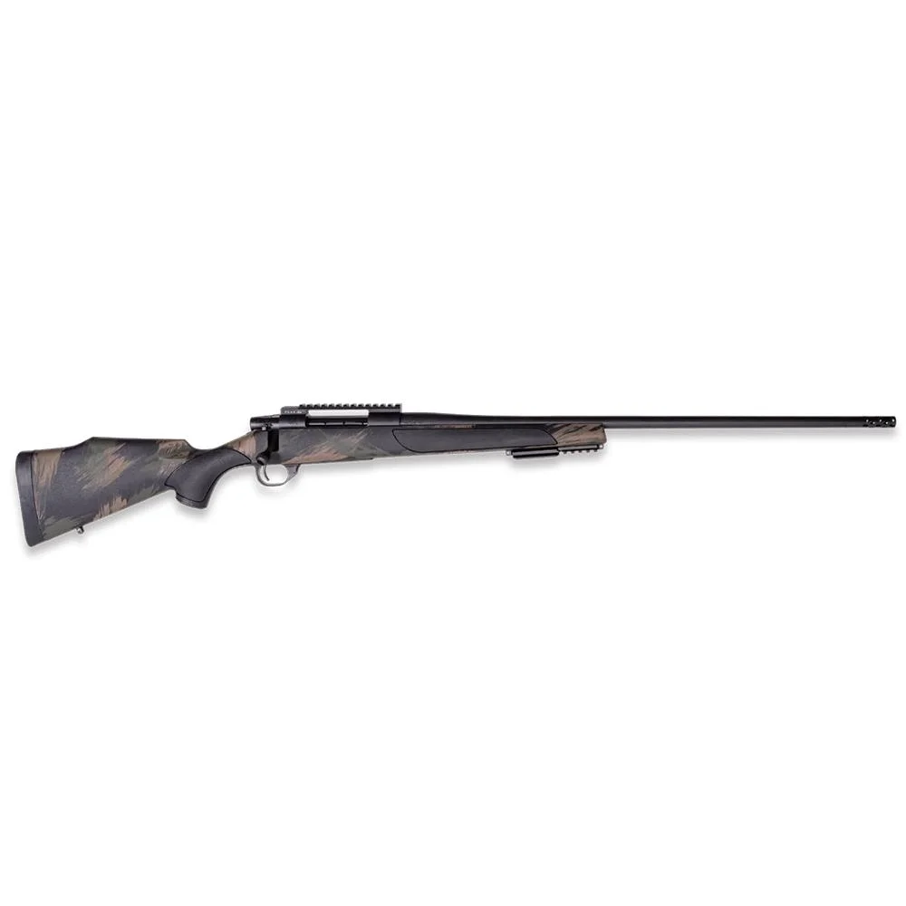 primary-40707 Weatherby Vanguard Black Hills Rifle 350 Legend 5rd Capacity 20" 5/8x24 Threaded Barrel with 2" Muzzle Brake Camo Synthetic