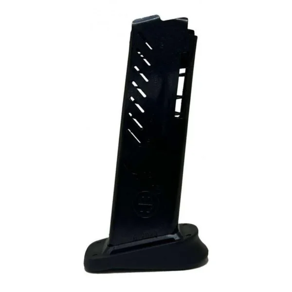 MKS Supply Hi-Point YC9 magazine, black angled view with witness holes and baseplate