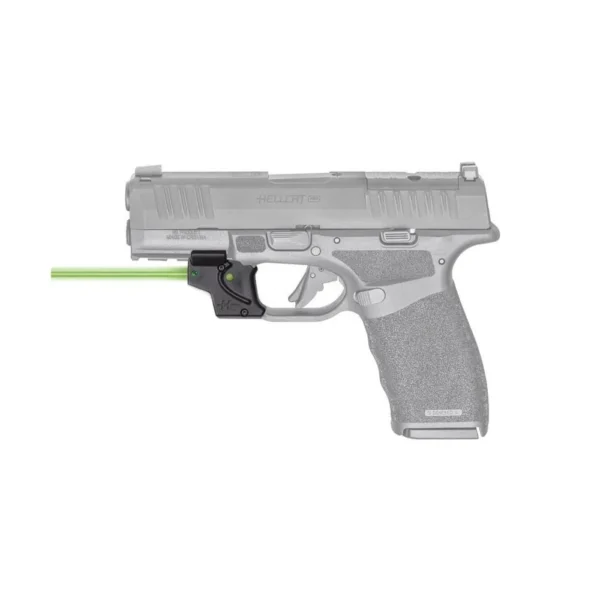 Viridian Green Laser Viridian E Series Green Laser Black Springfield Hellcat Pro with Kydex IWB Holster Black RH