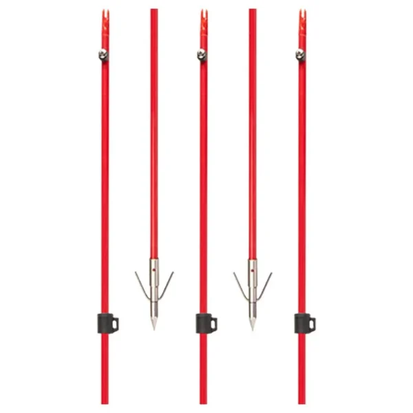 Escalade Sports DBA Bear Archery Cajun Bowfishing Fiberglass Arrow with Piranha Long Barb XT