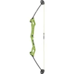 Escalade Sports DBA Bear Archery Bear Archery Valiant Youth 4 to 7 Years Bow Set RH - Flo Green