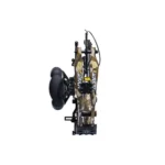 Bear Archery Adapt 2 RTH Compound Bow, Mossy Oak camo front view with sight and quiver