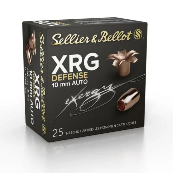 Mag-Tech/Sellier- Bellot Sellier & Bellot XRG Defense Handgun Ammunition 10mm Auto 130gr HP 1362 fps 25/ct