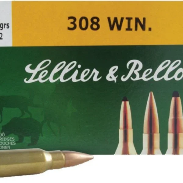 Mag-Tech/Sellier- Bellot Sellier & Bellot Rifle Ammunition .308 Win 180 gr FMJ 20/ct