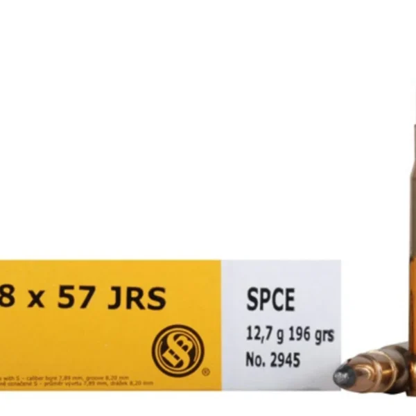 Mag-Tech/Sellier- Bellot Sellier & Bellot Rifle Ammunition 8x57 JRS 196 gr SPCE 2380 fps 20/ct