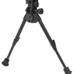 Keng's Firearms Specialty Inc Versa-Pod Model 52 black bipod with extended legs, front view