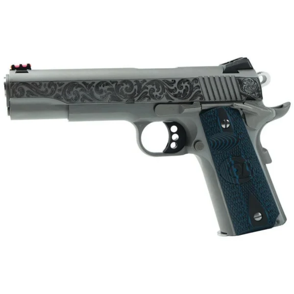 Colt Manufacturing Colt Engraved Competition Handgun .45 ACP 8rd Magazine 5" Barrel Stainless Steel