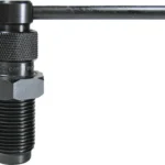 Forster Products Standard Bullet Puller, black metal tool with threaded body and side handle