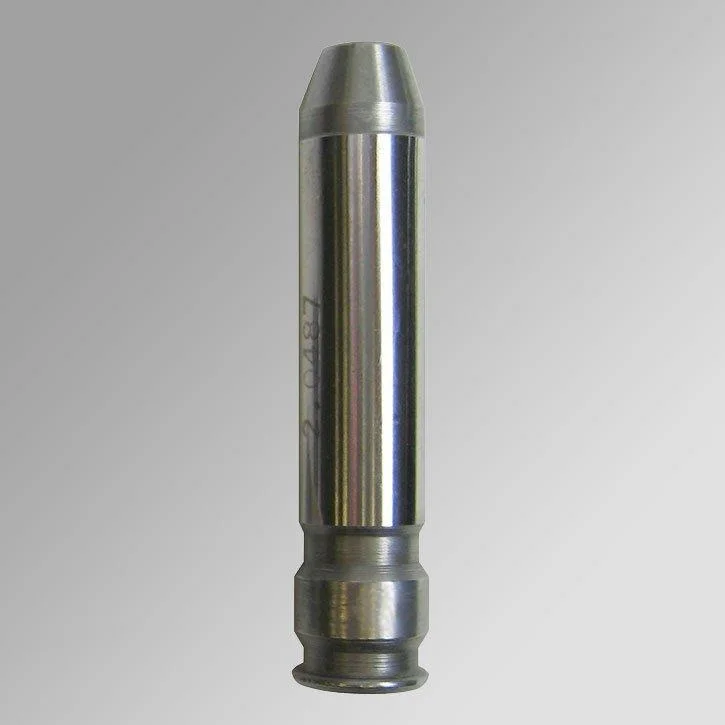 primary-40947 Forster Headspace Gage, upright silver metal cylinder with stepped base