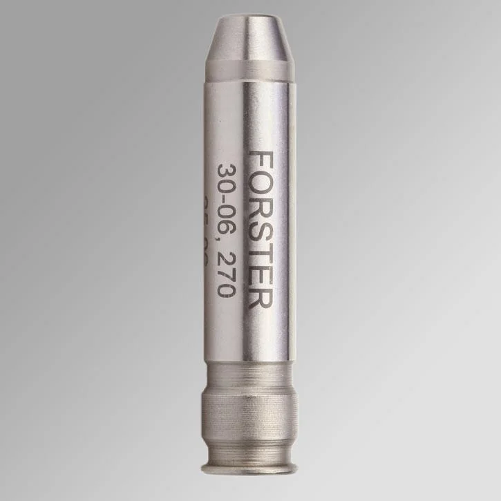 primary-40953 Forster .30-06 Field Headspace Gage silver upright view with engraved markings