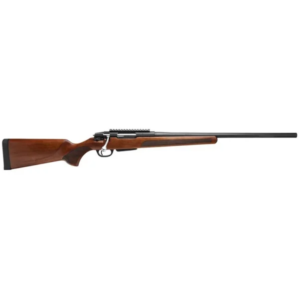 Savage Arms Stevens 334 rifle, right-side view with walnut stock and black barrel