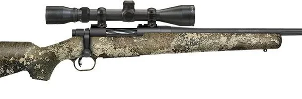Mossberg Patriot Super Bantam 6.5 Creedmoor Rifle 5rd Magazine 20" Barrel Camo Scoped Combo