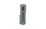 SABRE FAST FLIP TOP/BELT CLIP BLACK, black canister in front view with flip-top cap