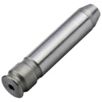 Forster 6.5 PRC No Go Headspace Gage, angled view of polished steel body and threaded end