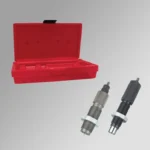 Forster Bench Rest Full Length Die Set with two silver dies and open red case