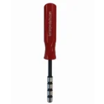 Forster Neck Tenson Gage NTG-277, red-handled gauge with black and silver measuring shaft