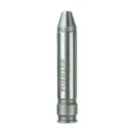 Forster Headspace Gage 5.56 NATO, upright silver metal gage with tapered tip and marked body