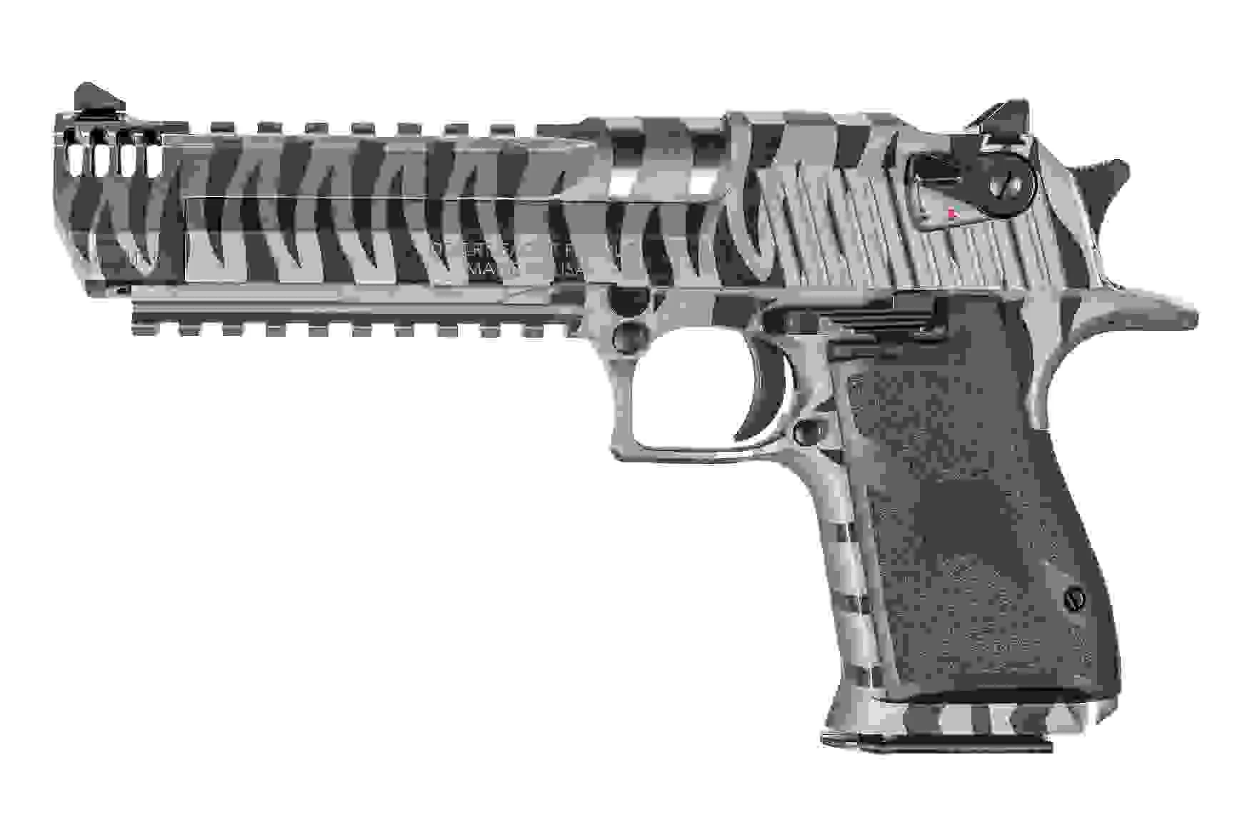 primary-41134 Magnum Research .44 Mag White Tiger Stripe 8rds 6" BBL