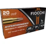 Fiocchi Ammunition Fiocchi Hyperformance Hunt Rifle Ammunition .308 Win 180 gr SST 2570 fps 20/ct
