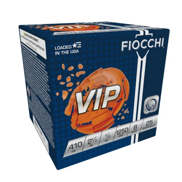 Fiocchi Ammunition Fiocchi Premium Target Loads .410 ga 2 1/2" 1/2 oz #8 1250 fps 25/ct