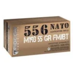 Fiocchi Ammunition Fiocchi Shooting Dynamics Rifle Ammunition 5.56X45 NATO 55 gr FMJ 3240 fps 1000/ct (Case)