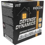 Fiocchi Ammunition FIOCCHI HM DEFNS BUCK 12GA #1 25/250