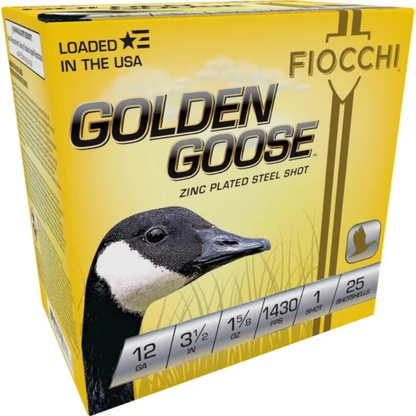 Fiocchi Ammunition Fiocchi Golden Goose Shotshells 12ga 3 1/2" 1-5/8oz 1430fps #1 25/ct
