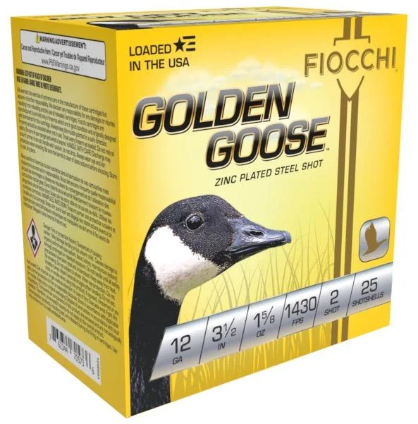 Fiocchi Ammunition Fiocchi Golden Goose Shotshells 12ga 3 1/2" 1-5/8oz 1430fps #2 25/ct