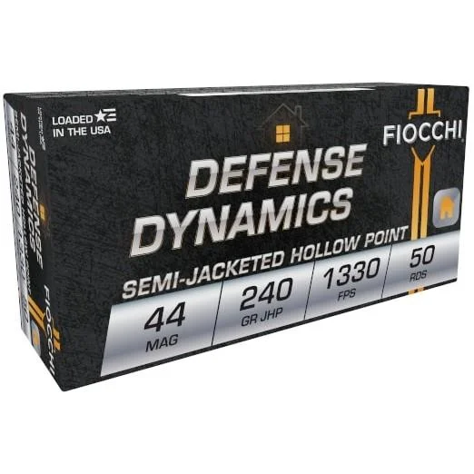 Fiocchi Ammunition Fiocchi Pistol Shooting Dynamics Handgun Ammunition .44 Mag 240 gr JHP 1330 fps 50/ct