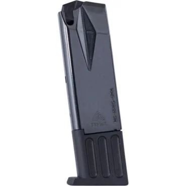 primary-41360 MEC-GAR Ruger P85/89/93/94/95/PC9 Handgun Magazine black steel, angled front view
